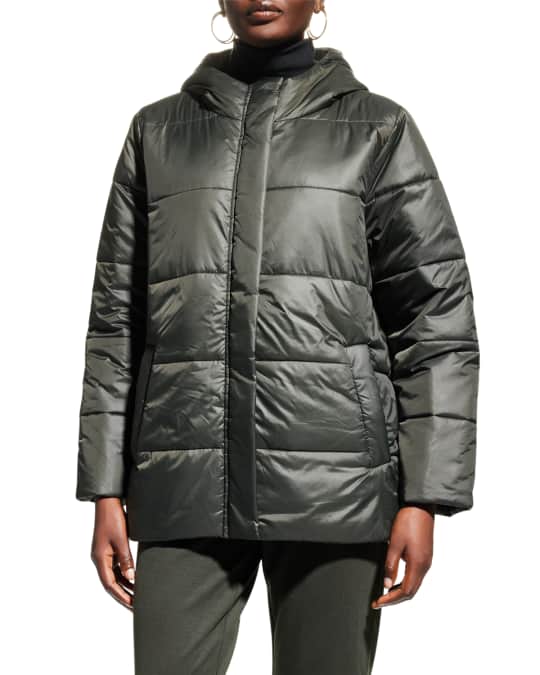 Eileen fisher puffer jacket sales
