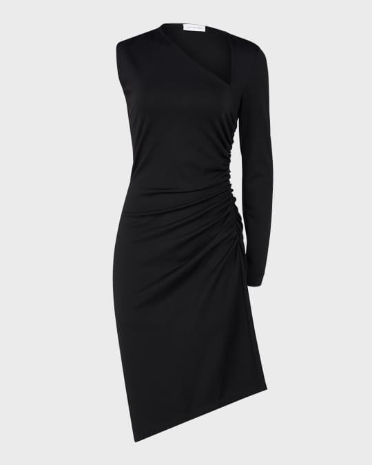 halston asymmetric dress Blaise Asymmetric Long Dress
