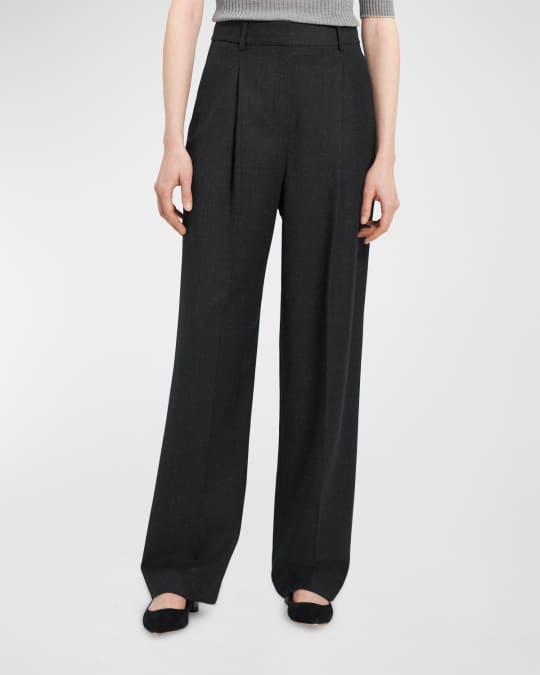 Theory Womens Double Pleat Pant : : Clothing, Shoes & Accessories