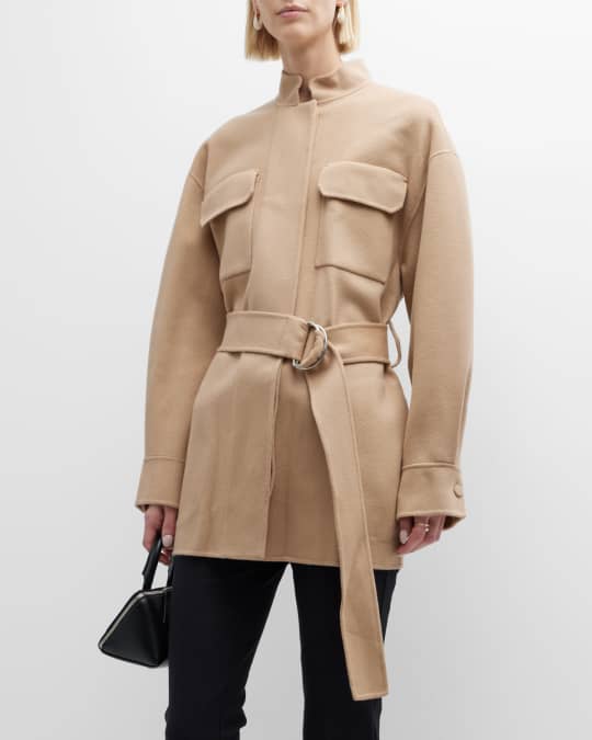 Theory belted wool coat store