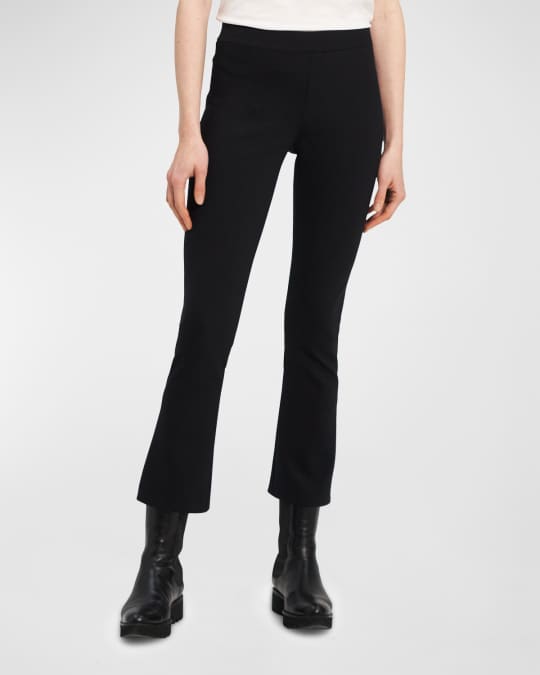 Theory Demitria Mid-Rise Bootcut Pants