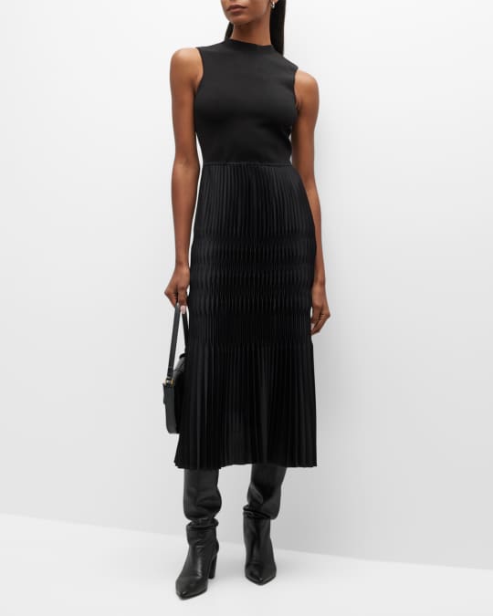 Theory mock neck dress cheap