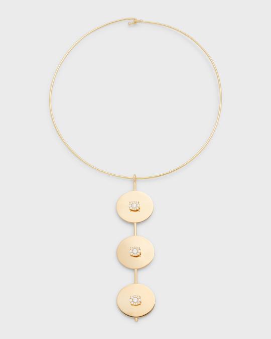 Fern Freeman Jewelry 18k Yellow Gold Pendant Choker Necklace | Neiman ...