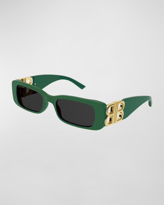 Rectangle Mirror B Acetate Sunglasses
