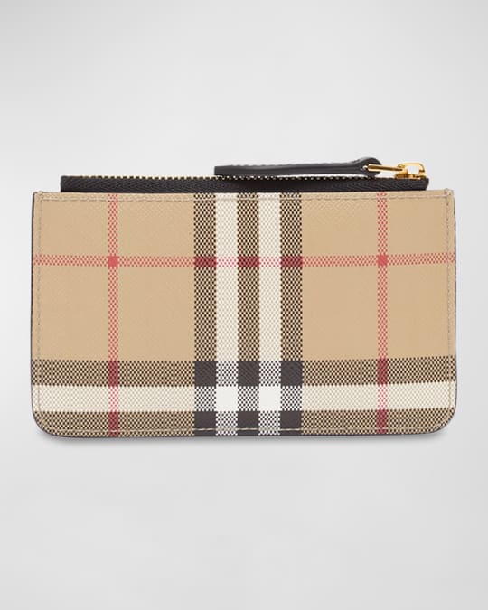 Kelbrook Vintage Check Coin Case