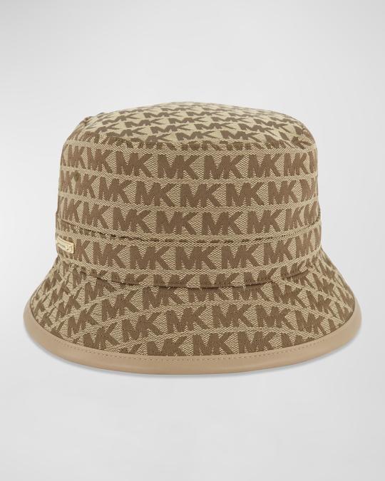 Michael Kors Jacquard Monogram Bucket Hat | Neiman Marcus