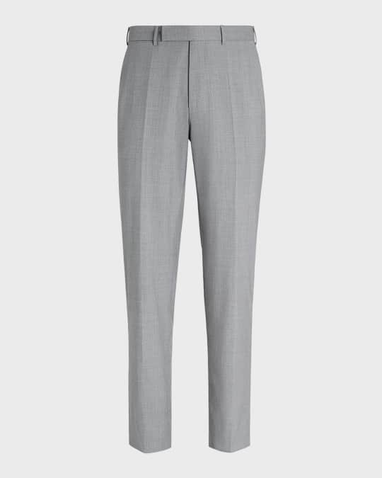 Men's Solid High Performance Wool Pants