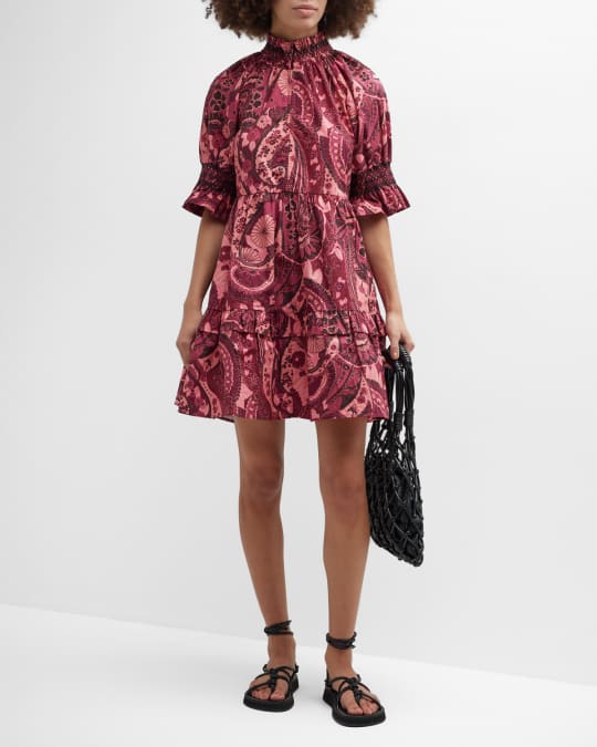 Halima Printed Short Dress
