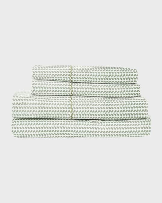Cinde Sage King Sheet Set 