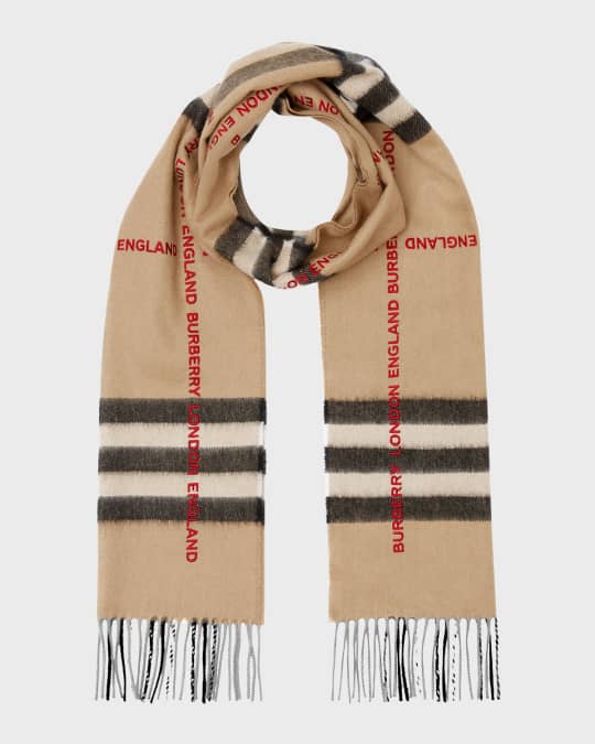 Burberry men's store giant cashmere scarf