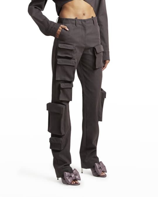 GUCCI Straight-Leg Jacquard-Trimmed Cotton-Ripstop Cargo Trousers for Men  in 2023