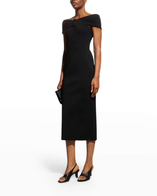 St john new arrivals milano knit dress