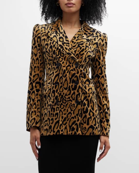 Dries van noten 2025 leopard coat