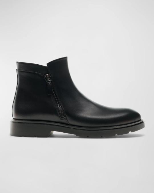 Men’s Zip up boot! MAGNANNi BLACK LEATHER BOOT Magnanni Mareno Zip-Up Boot (Men) | Nordstrom main image 3