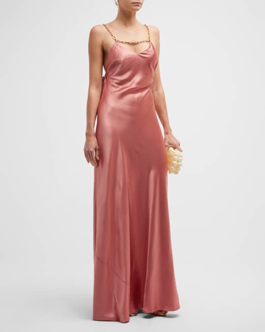 【希望者のみラッピング無料】 Kirya Gaia Cult Chain-Strap Marcus Neiman | Gown Slip スーツ・フォーマル・ドレス