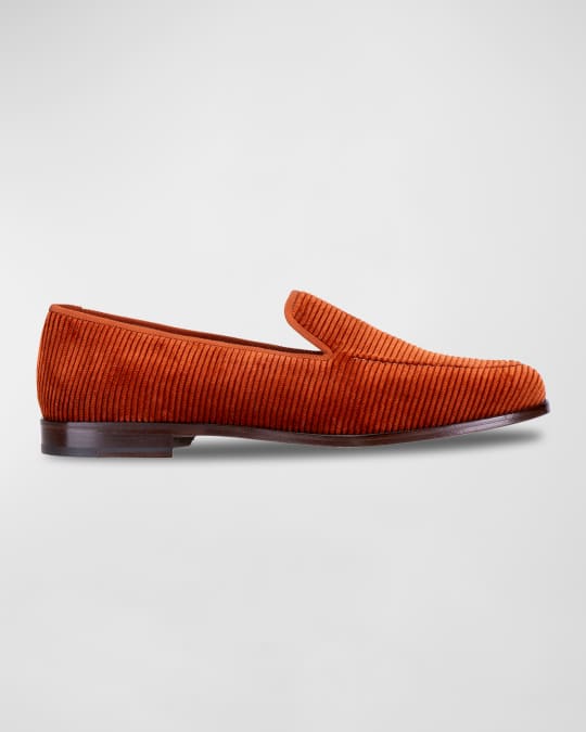 cigarette slippers Stubbs and Wootton Men's Corduroy Venetian Smoking Slippers