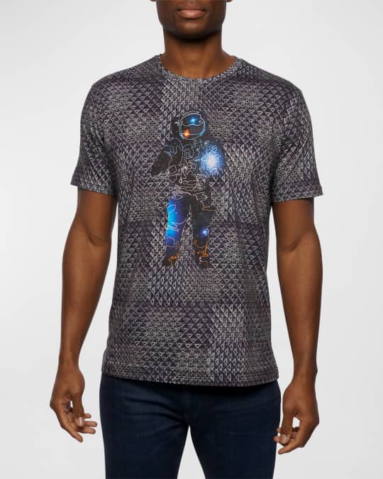 Robert Graham Men's Space Explorer Graphic Crewneck T-Shirt