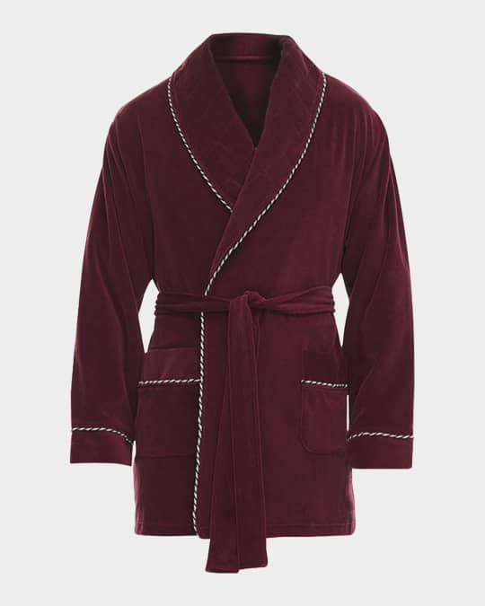 Men's Velour Smoking Jacket 