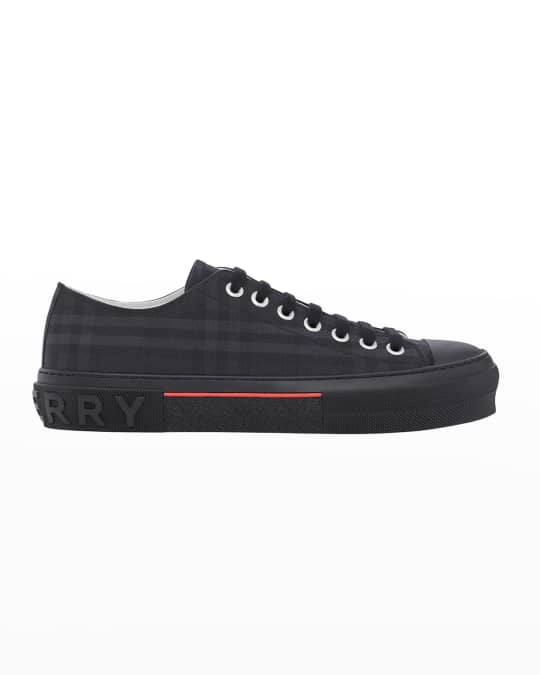 Men s Vintage Check Canvas Low Top Sneakers