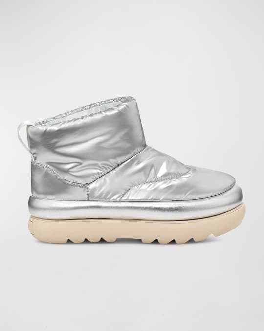 まりこんUGG CLASSIC MAXI MINI UGG Classic Maxi Mini Metallic Quilted Booties | Neiman Marcus