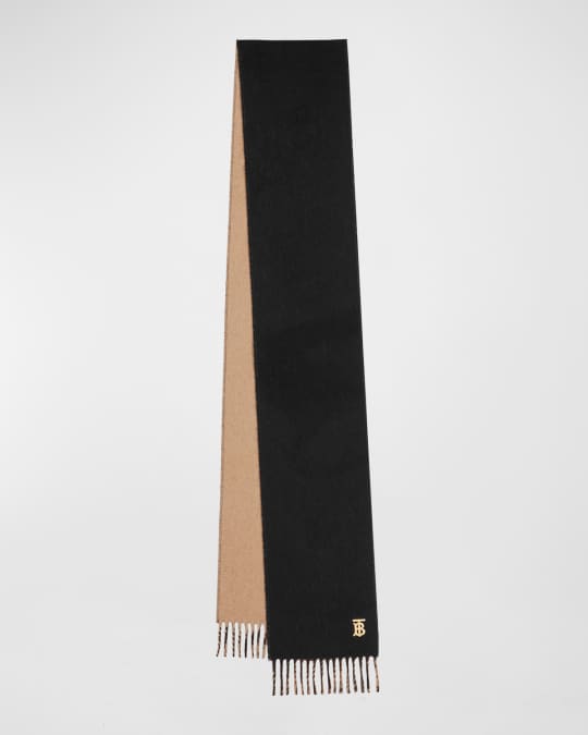 Burberry Reversible Monogram Cashmere Scarf Neiman Marcus