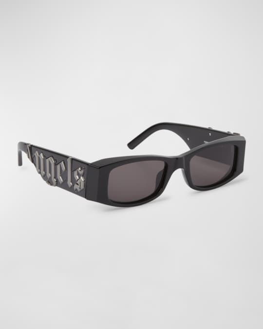 Men s Angel Maxi Logo Rectangle Sunglasses