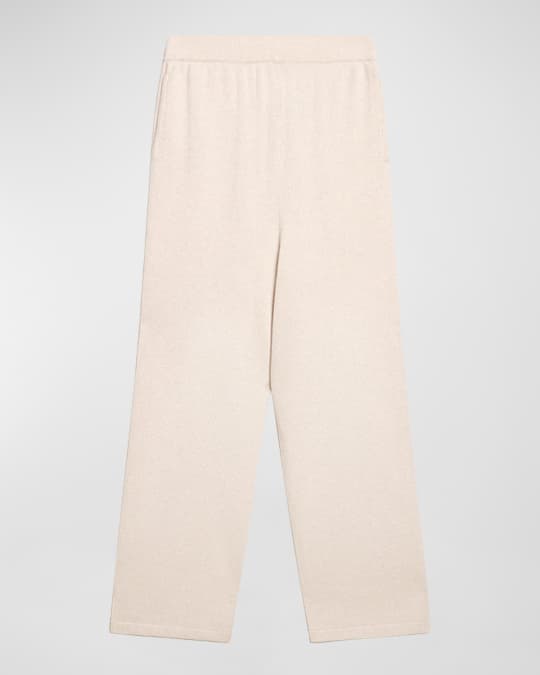 Golden Goose Golden Cashmere-Wool Knit Wide-Leg Jogging