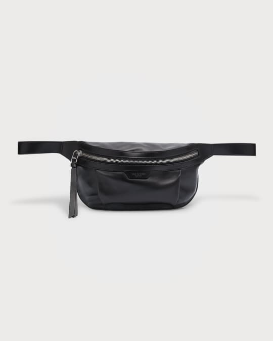 Commuter Lambskin Leather Belt Bag