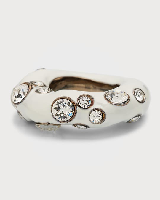 絶対的な信頼 Dries Marcus Neiman | Ring Enamel Wavy Crystal-Cluster Noten Van アクセサリー