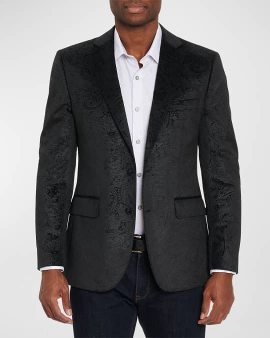 Robert Graham Men s Dorado Jacquard Velvet Sport Coat Neiman Marcus