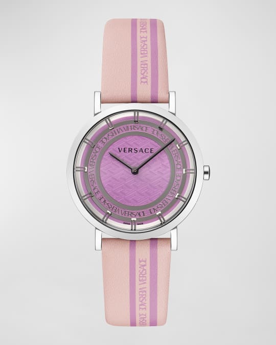 Versace Versace New Generation Watch with Leather Strap