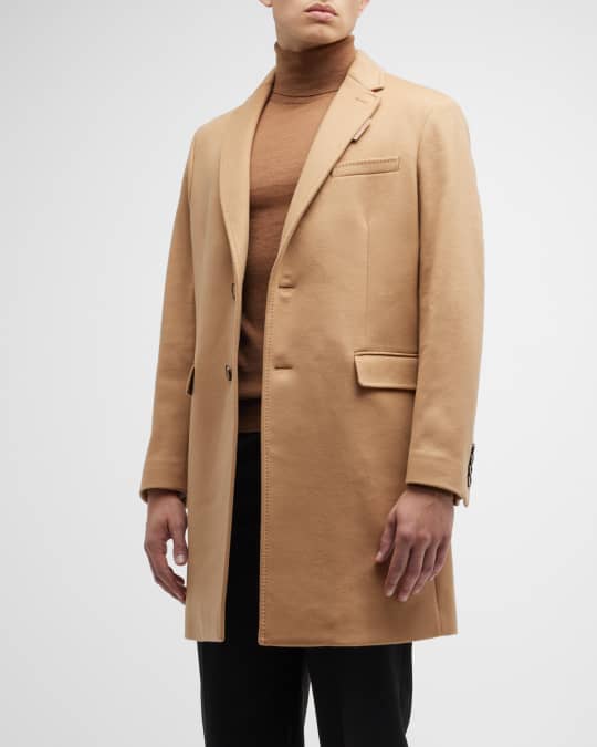 Burberry overcoat mens sales