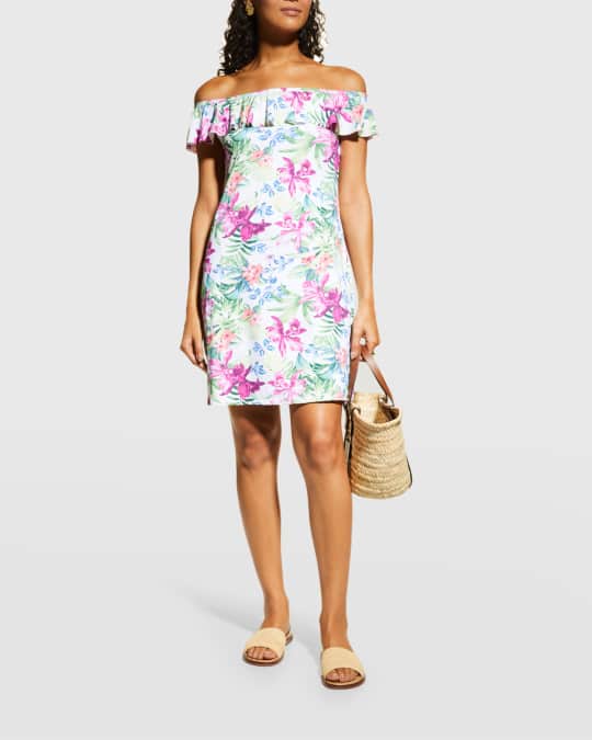 Tommy bahama off the shoulder dress top