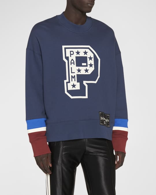 MONCLER GENIUS x PALM ANGELS スウェットシャツ MONCLER GENIUS X PALM ANGELS Logo Multi Patch Sweatshirt
