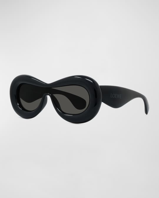 Loewe Inflated Injection Plastic Shield Sunglasses | Neiman Marcus