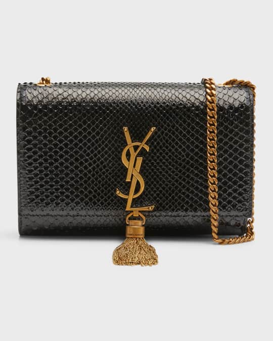Saint Laurent Kate Small YSL Python Shoulder Bag Neiman Marcus