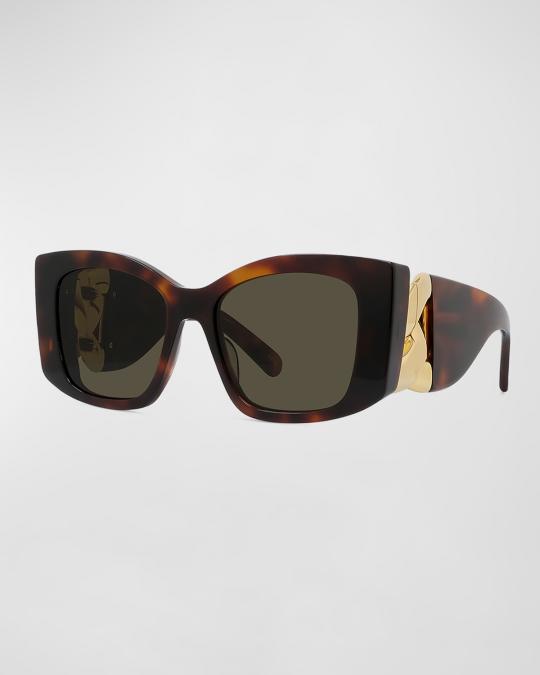 Stella McCartney Acetate Sunglasses Stella McCartney Oval 54MM Acetate Sunglasses - Accessories  main image 4
