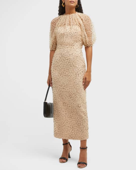 Lela rose top neiman marcus