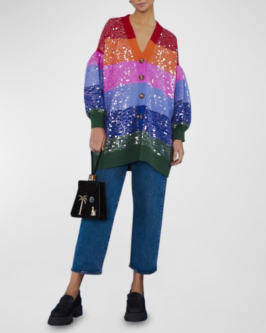 Multicolor sequin cardigan 2025