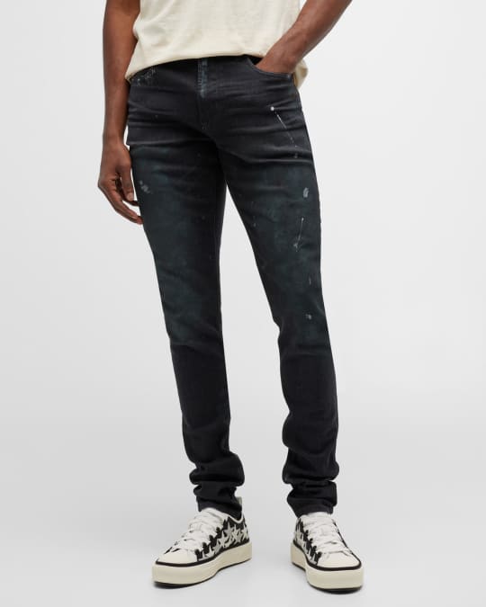 Hudson Men's Zack Stacked Skinny Jeans Neiman Marcus - Main Image