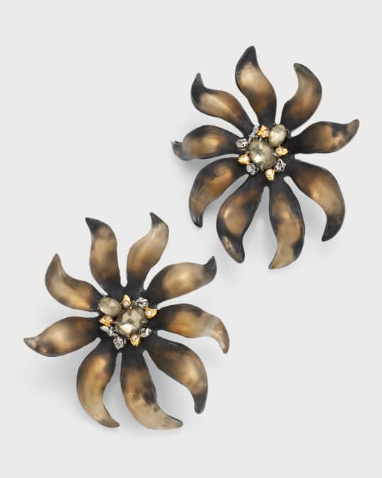 Alexis bittar flower earrings discount
