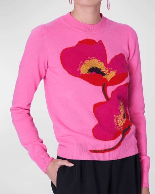 Poppy Embroidered Cashmere Sweater