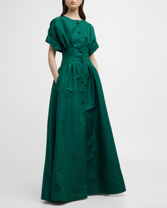 slim fit dress slacks Vintage Carolina Herrera Green & Pink Heart Print Silk 2 Pc Skirt Suit –  Modig