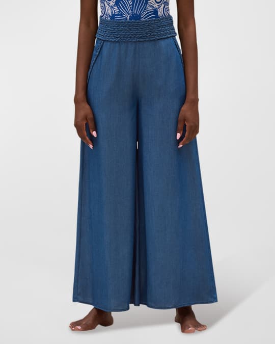 tencel palazzo pants