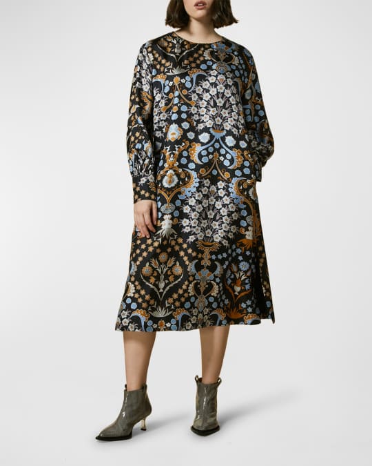 MARINA RINALDI 50サイズ　シルク混　黒　ドレス　ワンピース 2025年最新】Marina Rinaldi ドレスの人気アイテム - メルカリ