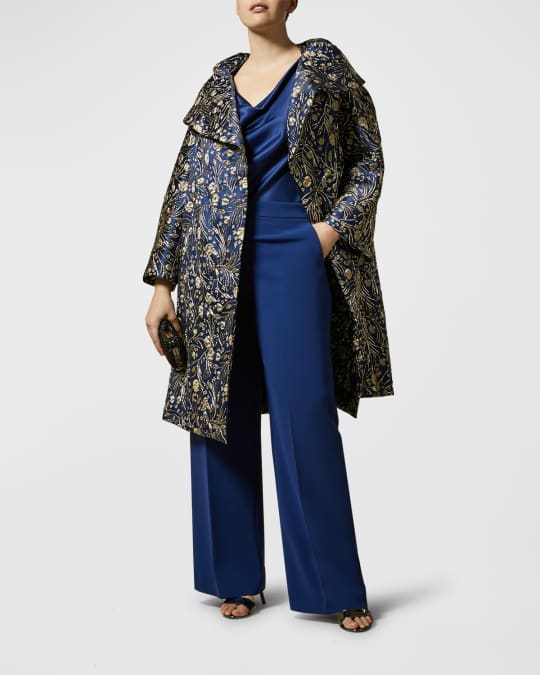 Jacquard duster coat best sale