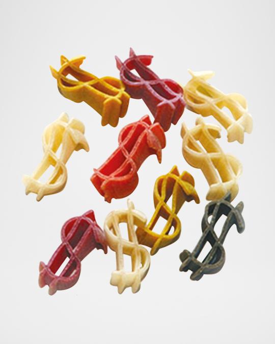 Pastificio del Colle Dollar Sign Multi-Colored Pasta Noodles | Neiman ...