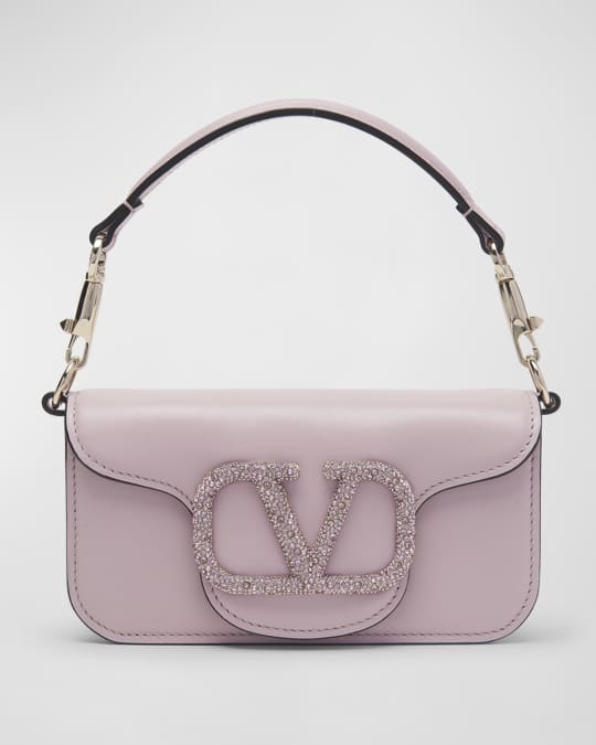 Loco Small VLOGO Rhinestone Shoulder Bag