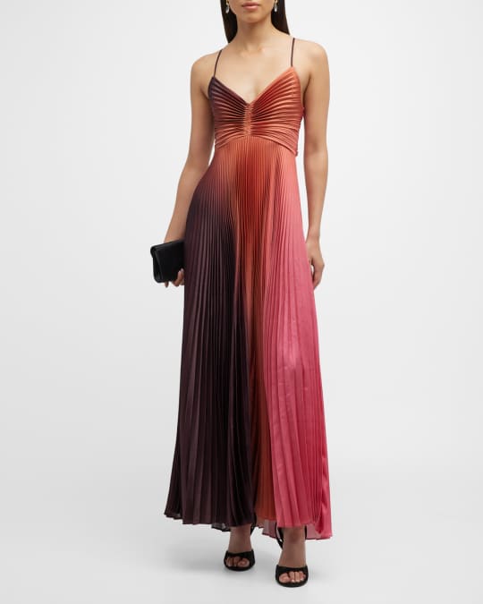 A.L.C. Blakely II Seamed Cut-Out Maxi Dress