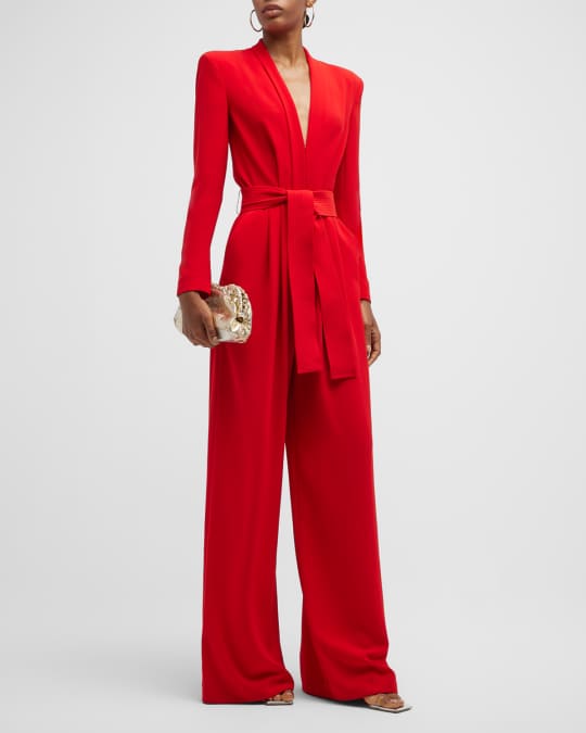 A.L.C. Kieran II Tailored Wide-Leg Jumpsuit | Neiman Marcus